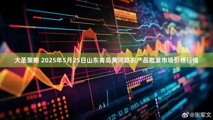 大圣策略 2025年5月25日山东青岛黄河路农产品批发市场价格行情