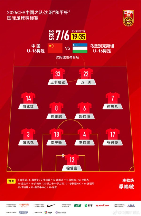 云策略 2比1绝杀赢球 U16国足击败乌兹别克斯坦队